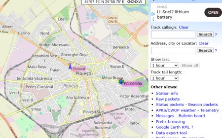APRS.fi și RoLink.Network – Monitorizare inteligentă în rețeaua radioamatorilor