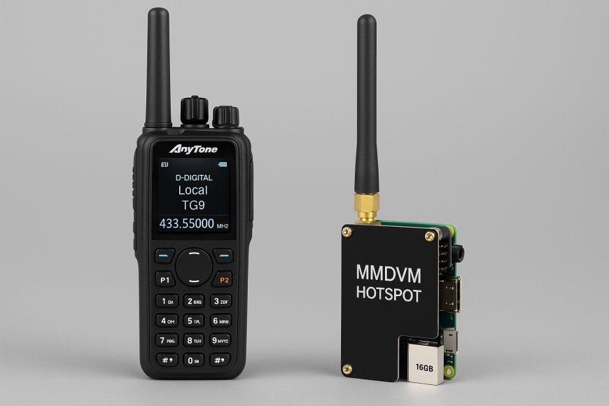 Începe aventura digitală în radioamatorism cu DMR: Stația AnyTone AT-D168UV și Hotspotul MMDVM
